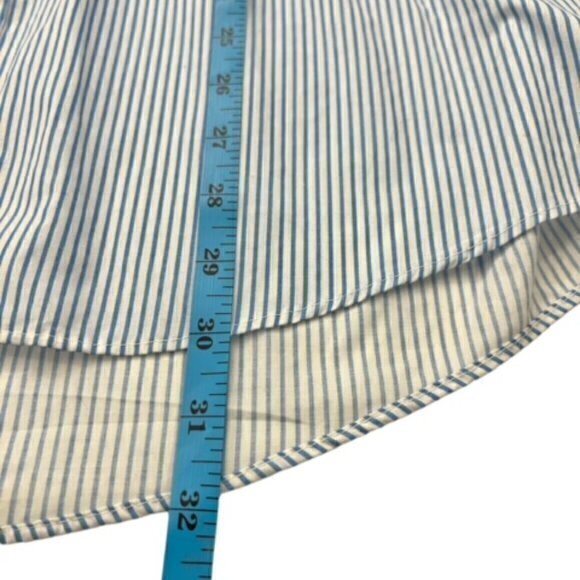 🛍️2 for $25 Sale🛍️ Embroidered Shoe Fashion Striped Long‎ Sleeve Button Up XL - Picture 6 of 11